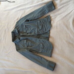 White House Black Market Military Style Jacket